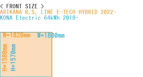 #ARIKANA R.S. LINE E-TECH HYBRID 2022- + KONA Electric 64kWh 2018-